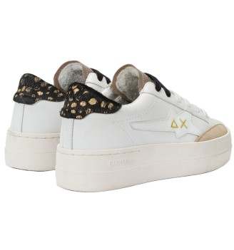 Scarpe Sun68 Big Katy Leather Pelle Bianco E Oro | Sun68 | 