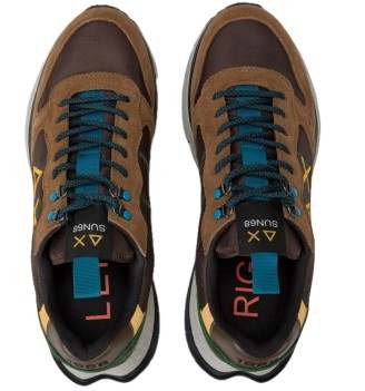 Scarpe Sun68 Fire And Camping Marrone E Verde | Sun68 | 