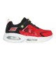 Scarpe Skechers Prismatrons S Lights Luci Rosso E Nero 400090L RDBK