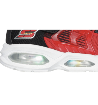 Scarpe Skechers Prismatrons S Lights Luci Rosso E Nero | Skechers | 