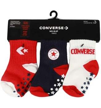 Calzini Converse Star Gripped Rosso Bianco E Blu Navy | Nike | 