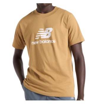 T-Shirt New Balance Sport Essentials Logo Great Plains Marrone Chiaro MT41502GIN