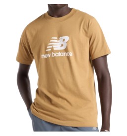 T-Shirt New Balance Sport Essentials Logo Great Plains Marrone Chiaro MT41502GIN