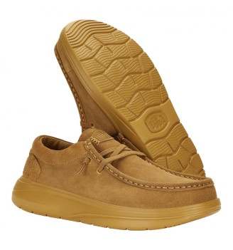 Scarpe Hey Dude Wally Xtra Suede Giallo Scuro | Hey Dude | 