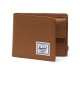 Portafoglio Herschel Roy Wallet Coin Rubber Marrone 30095-05033-OS