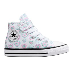 Scarpe Converse Chuck Taylor All Star Hi Cuori Bianco A08379C