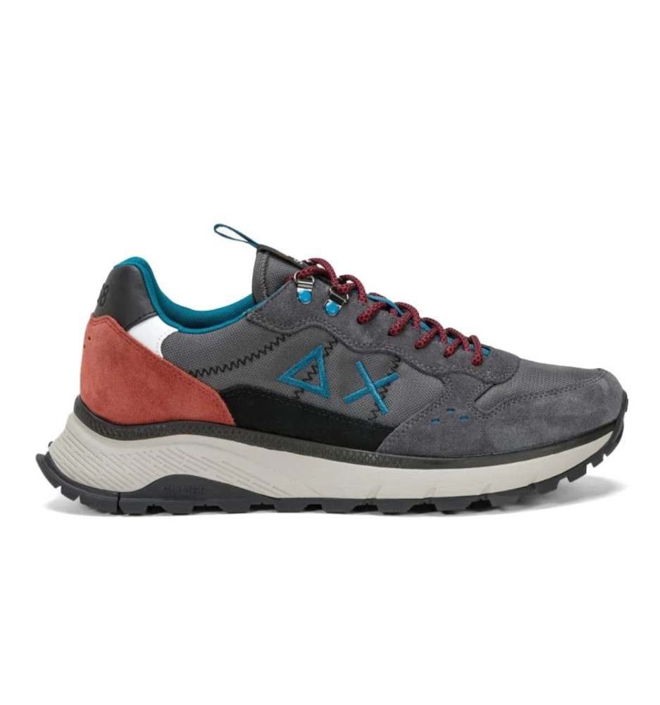 Scarpe Sun68 Fire And Camping Grigio Scuro Z44128 47
