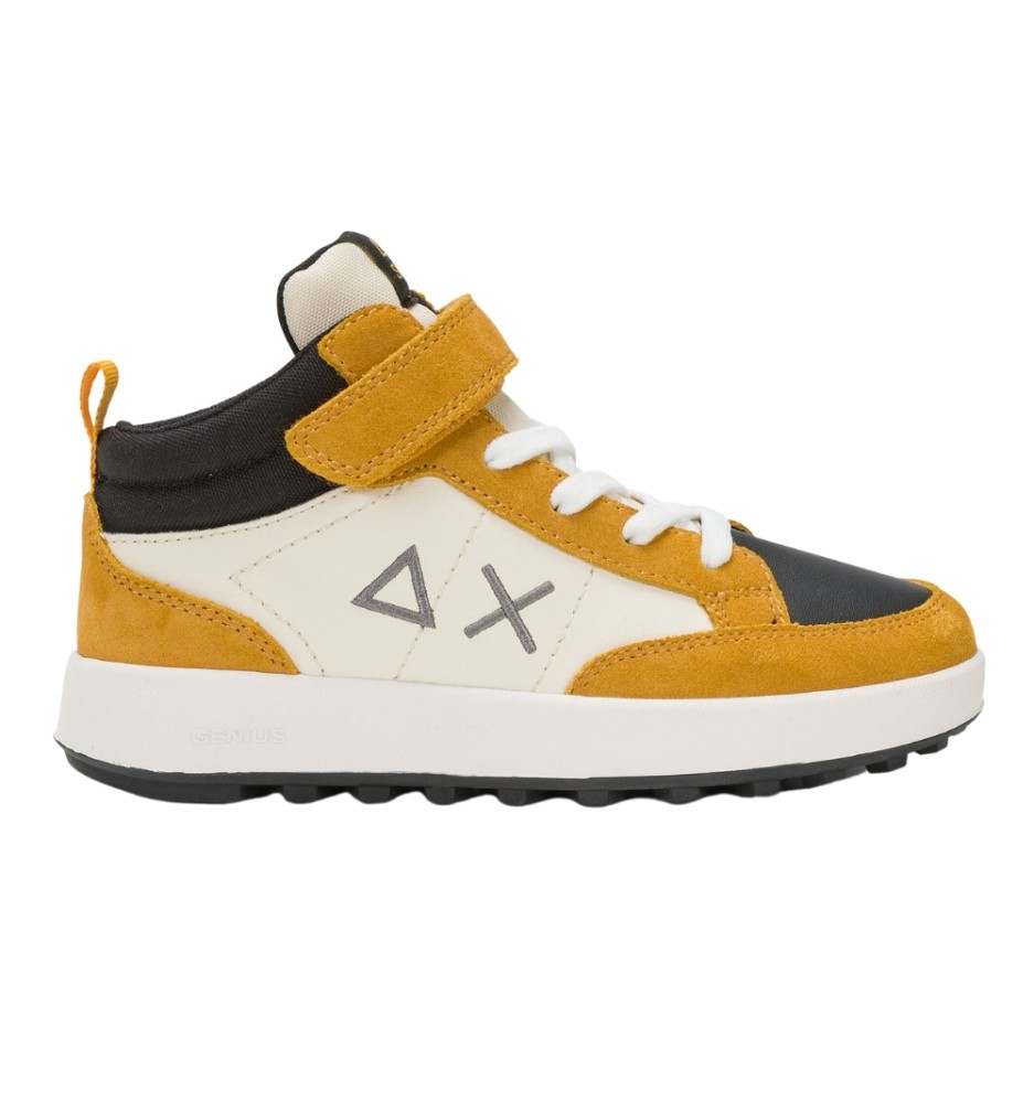 Scarpe Sun68 Boy's Mid Genius Boy Kid Giallo Z44350K 23