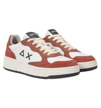 Scarpe Sun68 Big Basket Rust Bianco E Rosso | Sun68 | 