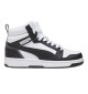 Scarpe Puma Rebound V6 Mid Jr Bianco E Nero 393831-01