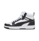 Scarpe Puma Rebound V6 Mid Jr Bianco E Nero | Puma | 