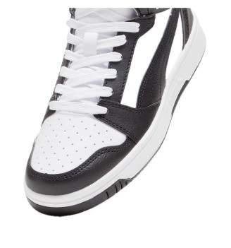 Scarpe Puma Rebound V6 Mid Jr Bianco E Nero | Puma | 