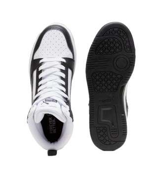Scarpe Puma Rebound V6 Mid Jr Bianco E Nero | Puma | 