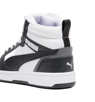 Scarpe Puma Rebound V6 Mid Jr Bianco E Nero | Puma | 