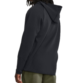 Felpa Under Armour Con Cappuccio E Zip Unstoppable Fleece Nero | Under Armour | 