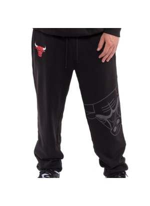 Pantaloni New Era Logo Nba Chicago Bulls Nero 60416399