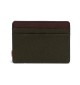 Porta Carte Herschel Charlie Cardholder Verde Scuro e Marrone | Herschel | 