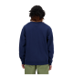 Felpa New Balance Sport Essentials Fleece Logo Blu Navy | New Balance | 