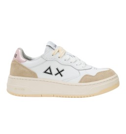 Scarpe Sun68 Basket Love Lady Bianco E Panna Z44234 0131