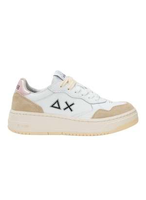 Scarpe Sun68 Basket Love Lady Bianco E Panna Z44234 0131