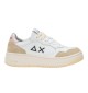 Scarpe Sun68 Basket Love Lady Bianco E Panna Z44234 0131