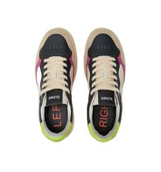 Scarpe Sun68 Big Basket Nero E Bianco Panna | Sun68 | 