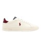 Scarpe Polo Ralph Lauren Heritage Court II Bianco E Rosso 809949791003