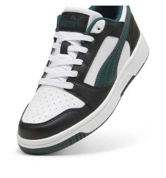 Scarpe Puma Rebound V6 Lo Jr Nero e Verde Scuro | Puma | 