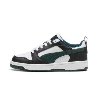 Scarpe Puma Rebound V6 Lo Jr Nero e Verde Scuro | Puma | 