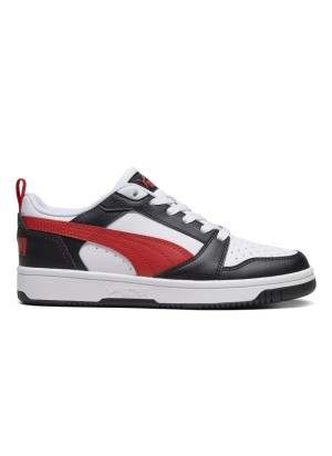 Scarpe Puma Rebound V6 Lo Jr Nero E Rosso 393833-04