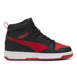Scarpe Puma Rebound V6 Mid Rosso E Nero 393831-11