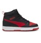 Scarpe Puma Rebound V6 Mid Rosso E Nero 393831-11