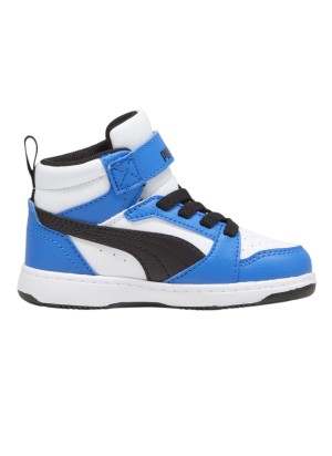 Scarpe Puma Rebound V6 Mid AC+ Inf Bianco Blu E Nero 396542-06