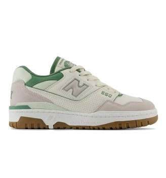 Scarpe New Balance 550 Linen Bianco E Verde BBW550HK
