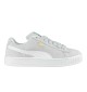 Scarpe Puma Suede XL Unisex Grigio Chiaro E Bianco 395205-22