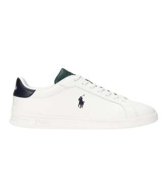 Scarpe Polo Ralph Lauren Heritage Court II Bianco Blu E Verde 809949791002