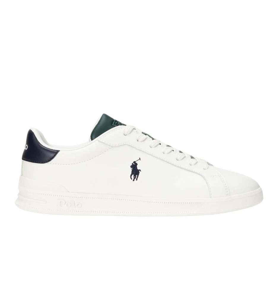 Scarpe Polo Ralph Lauren Heritage Court II Bianco Blu E Verde 809949791002