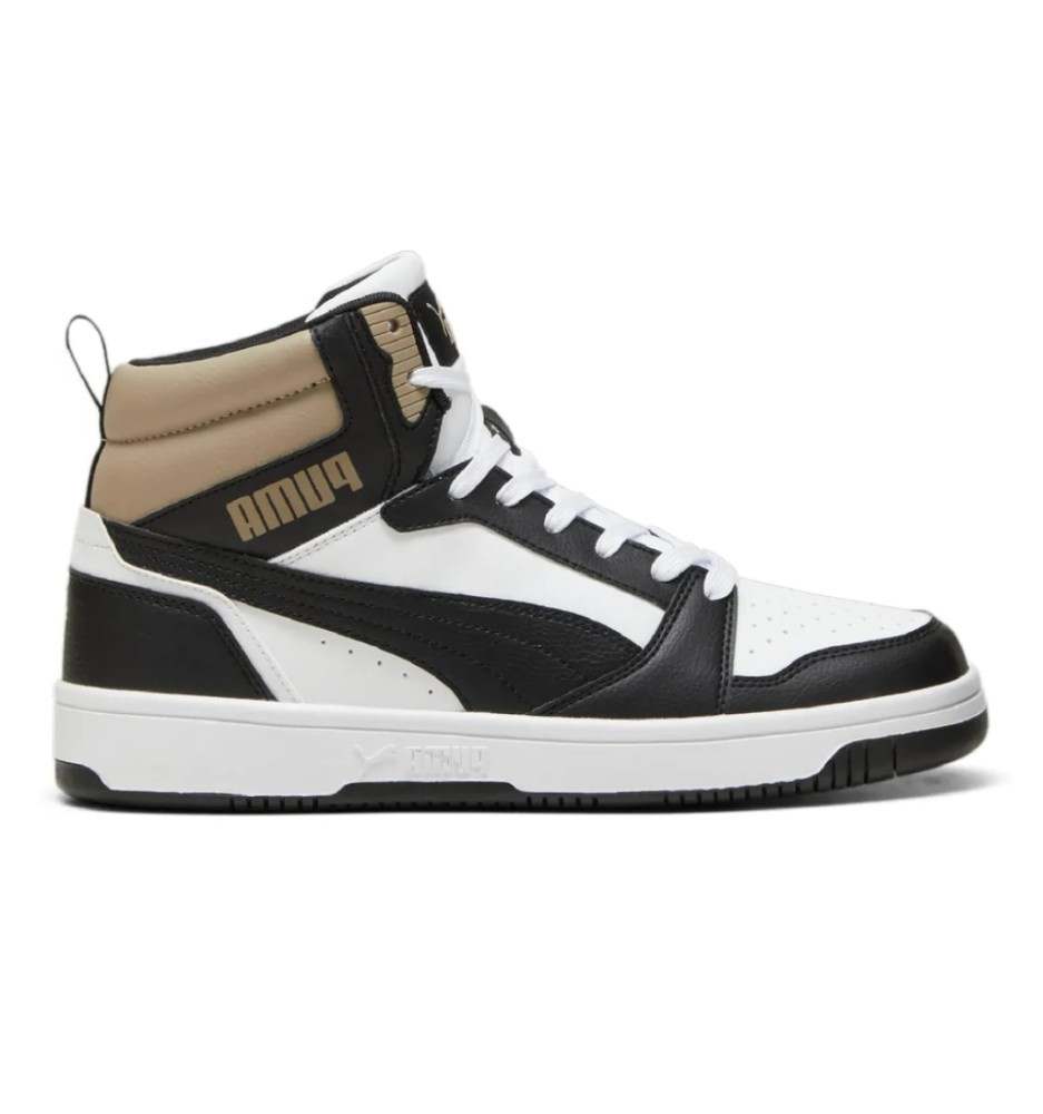 Scarpe Puma Rebound V6 Bianco Nero E Beige 392326-22 Scarpe Puma Rebound V6 Bianco Nero E Beige 392326-22
