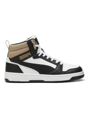 Scarpe Puma Rebound V6 Bianco Nero E Beige 392326-22
