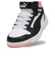 Scarpe Puma Rebound V6 Mid Ac Ps Kids Nero E Pesca | Puma | 