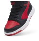 Scarpe Puma Rebound V6 Mid Ac Ps Kids Nero E Rosso | Puma | 