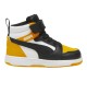 Scarpe Puma Rebound V6 Mid Ac Inf Nero E Giallo 396542-19