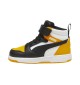 Scarpe Puma Rebound V6 Mid Ac Inf Nero E Giallo | Puma | 