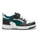 Scarpe Puma Rebound V6 Lo Ac Ps Nero E Blu Verde 397419-15