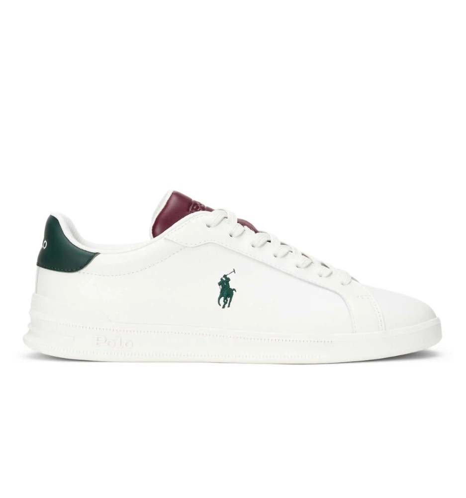 Scarpe Polo Ralph Lauren Heritage Court II Bianco E Verde 809949791001