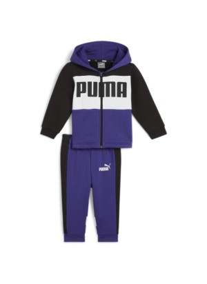 Tuta Puma Minicats Colorblock Zip E Cappuccio Viola 680323-88