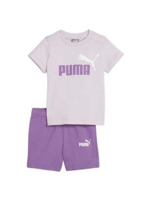 Completo Puma Minicats T-Shirt E Pantaloncini Rosa E Viola 845839-59