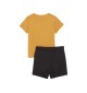 Completo Puma Minicats T-Shirt E Pantaloncini Giallo E Nero | Puma | 