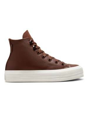 Scarpe Converse Chuck Taylor All Star Lift Hi Platform Egret Bear Marrone A10362C