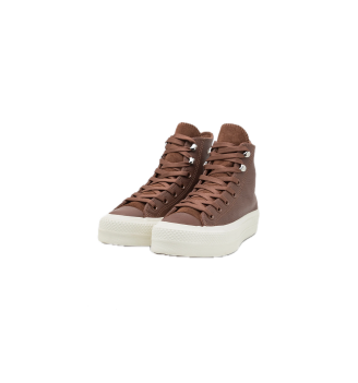 Scarpe Converse Chuck Taylor All Star Lift Hi Platform Egret Bear Marrone | Converse | 